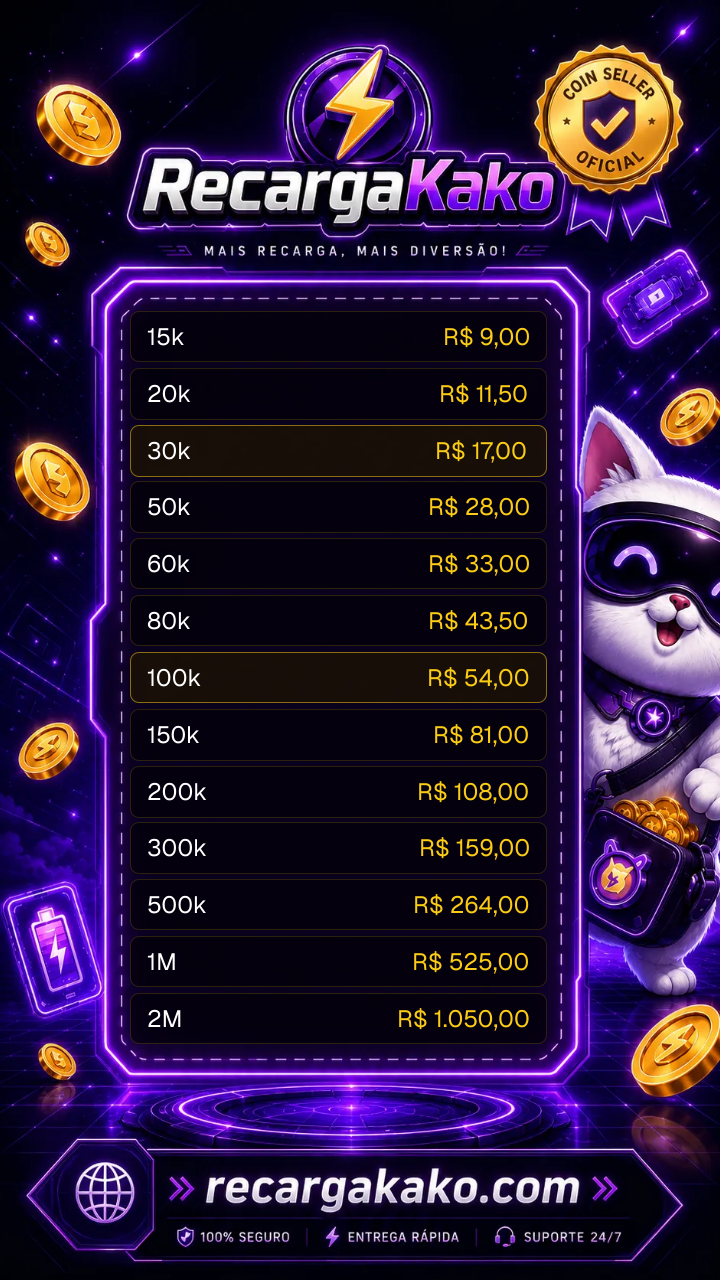 Tabela de preços (sempre atual)